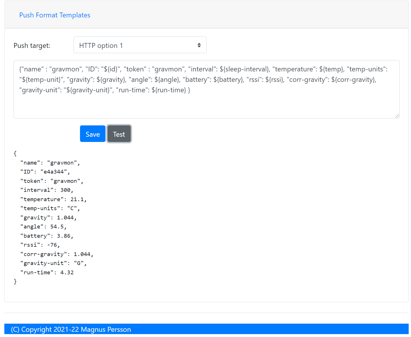 Format editor