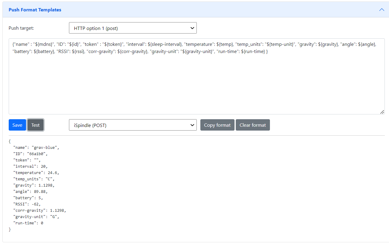 Format editor