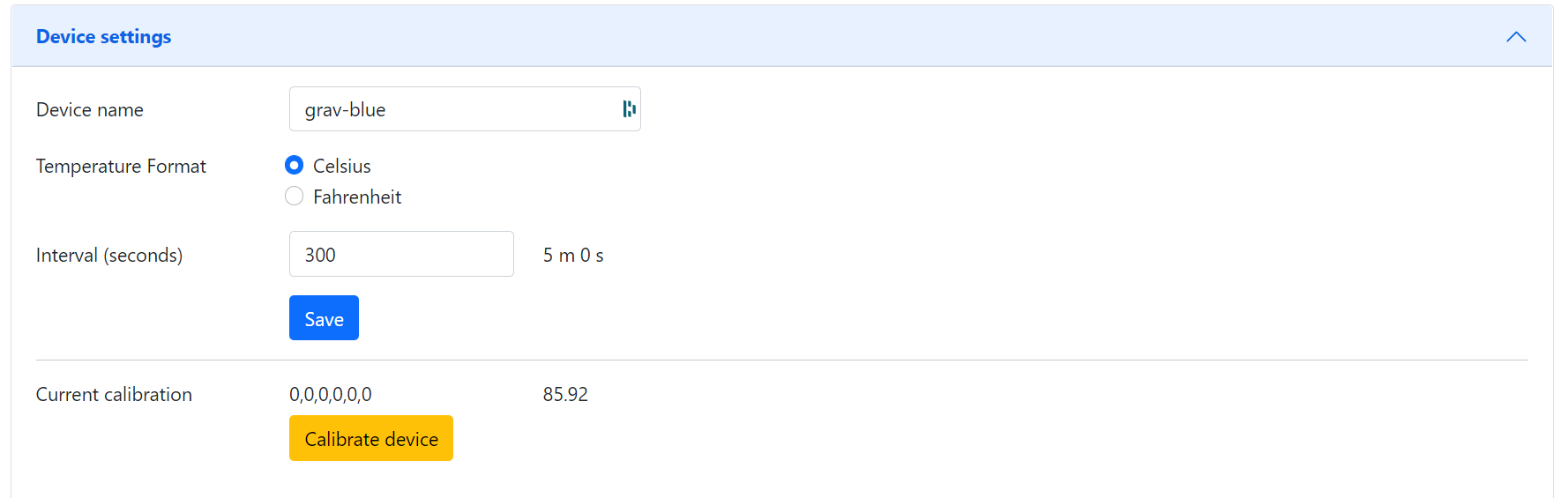 Device Settings